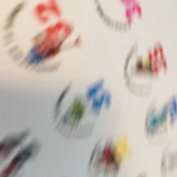 NWT Entro Size S Blouse Sleeveless Beige-Pink Silver Stars Flowy Ruffles - Picture 9 of 11